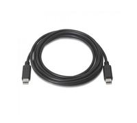 Cable nanocable usb 2.0 3a - tipo usb - c - m - usb - c - m - negro - 1.0m