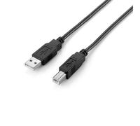 Cable USB 2.0 A a B Macho 2m Negro - Alta Velocidad