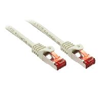 Cable de Red Rígido FTP Categoría 6 LINDY 47342 Gris 1 m