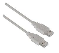 Cable USB 2.0 Aisens A101-0021/ USB Macho - USB Macho/ 1m/ Beige