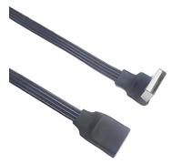 Cable USB 2.0 con ángulo de 90° macho a hembra para carga y transferencia de datos sin problemas en varios dispositivos