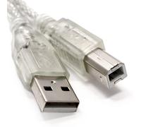 Cable USB 2.0 de 4,5 metros para impresora multifunción de inyección de tinta Canon PIXMA MG2520, color plata.