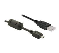 Cable USB 2.0 DeLOCK 1 m Negro USB A a Micro-USB B