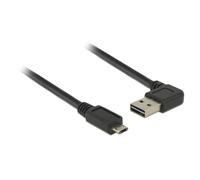 Cable USB 2.0 DeLOCK 2 m Negro Conectores USB A y Micro-USB B