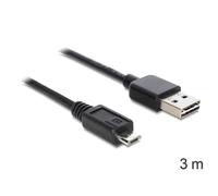 Cable USB 2.0 DeLOCK EASY-USB 2.0-A 3 m Negro