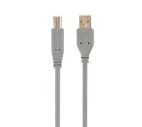 Cable USB 2.0 Gembird 1.8m Conector A a B Gris