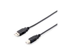 Equip 128862 Cable USB 2.0 Tipo A a Tipo B, 5,0 m , Negro