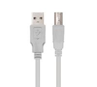Cable USB 2.0 Nanocable USB-A/M para USB-B/M 1 M Bege