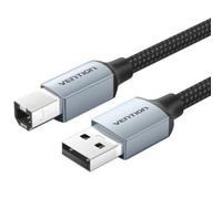 Cable USB 2.0 Impresora Vention CTTHJ/ USB Tipo-B Macho - USB Macho/ 480Mbps/ 5m/ Gris