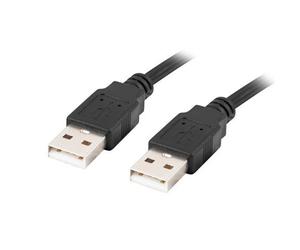 Cable USB 2.0 Lanberg 1m Macho a Macho Negro
