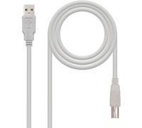 Cable USB 2.0 Nanocable USB-A/M para USB-B/M 1.8 M