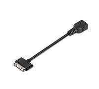 Cable USB 2.0 OTG (On-The-Go) para Samsung 30p Macho-Hembra (15cm) Negro - Nanocable