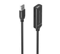 Cable USB 2.0 Prolongador AISENS A101-0915 10m Amplificador Negro USB A Macho-Hembra