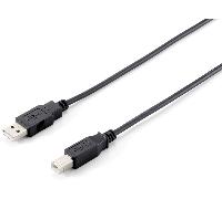 Equip Cable USB 2.0 Tipo A a Tipo B - 480 Mbps 1m