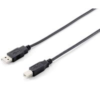 Equip 128861 Cable USB 2.0 Tipo A a Tipo B, 3,0 m , Negro