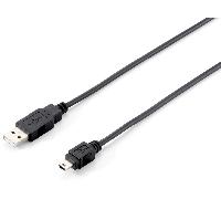 Cable usb 2.0 tipo a - b mini (5pin) 1,8m