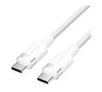 Cable usb 2.0 tipo-c 3a vention trdwh/ usb tipo-c macho - usb tipo-c macho/ hasta 60w/ 480mbps/ 2m/ blanco