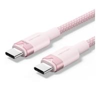 Cable USB 2.0 Tipo-C 5A Vention TRIPH/ USB Tipo-C Macho - USB Tipo-C Macho/ Hasta 240W/ 480Mbps/ 2m/