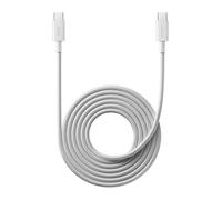 Cable usb 2.0 tipo-c 6a xiaomi braided/ usb tipo-c macho - usb tipo-c macho/ hasta 120w/ 480mbps/ 2m/ blanco
