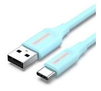Cable USB 2.0 Tipo-C Vention COKSH/ USB Tipo-C Macho - USB Macho/ Hasta 60W/ 480Mbps/ 2m/ Azul