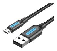 Vention COLBC Cable USB 2.0 Macho a MicroUSB Macho 25cm Negro