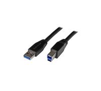 Cable USB 3.0 activo STARTECH - USB-A a USB-B - 5m - Blindaje - Conector Niquelado