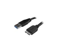 Cable USB 3.0 delgado A a Micro B 3m - M/M - Negro - Cable USB A a Micro B - M/M - Negro - USB3AUB3MS