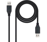 Cable USB 3.0 Nanocable USB-A M/M 2 M Negro