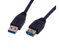 Equip 128399 Cable de extensión USB 3.0, A/M a A/F, 3,0 m, 5 Gbps, negro