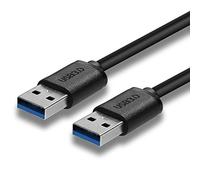 Cable USB 3.0, Tipo A Macho a Macho, Cable de Transferencia de Datos de Alta Velocidad para Disco Duro Externo, Enfriador de portátil, DVD, WD My Cloud 2 m