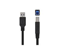 Aisens Cable USB 3.0 Tipo A a Tipo B (Macho/Macho) A105-0444 2 m Negro