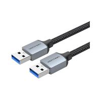 Cable USB 3.0 Vention CTSHF/ USB Macho - USB Macho/ 5Gbps/ 1m/ Negro