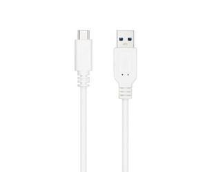 Cable USB 3.1 Nanocable 10.01.4002-W/ USB Tipo-C Macho - USB Macho/ 2m/ Blanco