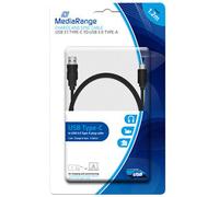 Cable Usb 3.1 Tipo AC Usb 3.0 Tipo A Cable Longitud 12 Mt Negro - MEDIARANGE