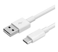 Cable USB 3.1 tipo C adecuado para Apple iPhone 17 PRO Max 17 AIR 16e 16 16 Pro 15 15 Pro 15 Plus 15 Pro Max | PC Computer Type C Cable de datos Cable de datos | USB-C Blanco