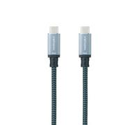 Nanocable USB 3.2 4K 60Hz 5A C a USB-C 1.5m Gris