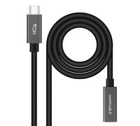 Cable USB 3.2 GEN2x2, 60W, 4K/60Hz, USB-C M/H, 0.5M - Conecta Dispositivos y Evita la pérdida de Calidad en Datos y Video.