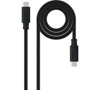 Nanocable USB 3.1 4K 60Hz 5A C a USB-C 2m Negro