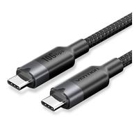Cable USB 3.2 Tipo-C 5A Vention TRGBD/ USB Tipo-C Macho - USB Tipo-C Macho/ Hasta 100W/ 10Gbps/ 50cm