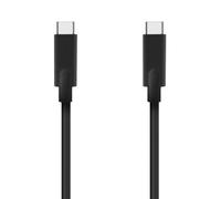 Cable USB 3.2 Tipo-C Aisens A107-0706 5GBPS 3A 60W/ USB Tipo-C Macho - USB Tipo-C Macho/ Hasta 60W/ 5Gbps/ 4m/ Negro