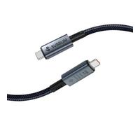 Cable USB 4.0 Tipo-C Subblim Cable High/ USB Tipo-C Macho - USB Tipo-C Macho/ Hasta 240W/ 40Gbps 1.5m/ Negro