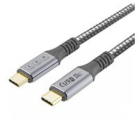 Cable USB 4 Thunderbolt 4 de 40 Gbps de video 8K y carga de 240 W, cable USB C completo compatible con Thunderbolt 3 para MacBook Pro, iPad, Galaxy S22, Mac Mini M1, SSD externo eGpu (1,5 m)