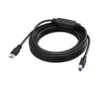Cable USB A a B Vision 2 m USB 3.2 Gen 1 Negro