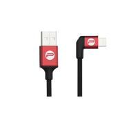 Cable USB-A a Lightning PGYTECH P-GM-115 0,35 m Negro y Rojo MFI