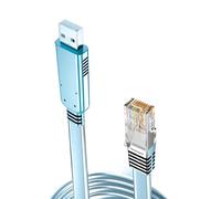 Cable USB a Consola SH-RJ45P con Chip 304 - 1,8 Metros para Routers y Conmutadores Cisco, Ubiquiti, Juniper y Otros Dispositivos de Red，Câble USB vers console connexion puce，cable consola huawei