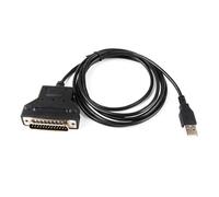 Cable USB a DB25 RS232 de 25 pines para conectar dispositivos antiguos impresoras en espacio limitado, cable de datos de escala electrónica