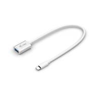 Cable USB A Hembra 3.2 - USB C Macho 20cm (Blanco) - I-TEC