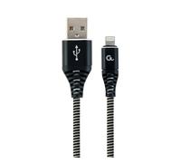 Cable usb a lightning gembird cc-usb2b-amcm-1m-bw negro negro/blanco 1 m 8.2 cm