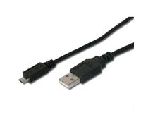 Cable USB A M - micro USB B M negro 1.50 m.