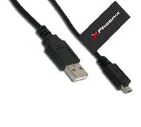 Cable usb a macho a macho micro usb 1m otg phoenix